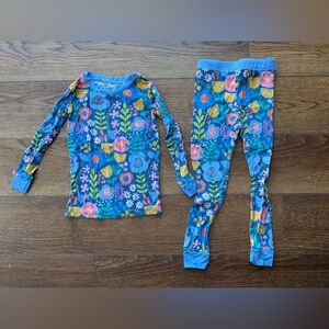 Little Sleepies Folk Floral Pajama Set 2T